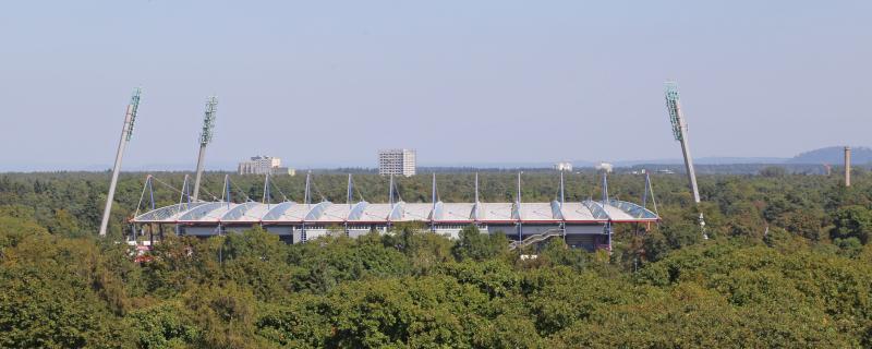 Fußballstadion im Wildpark